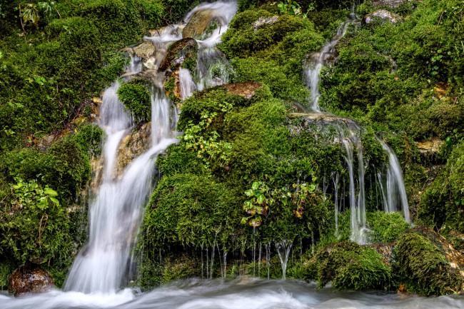 Обои картинки фото природа, водопады, простор