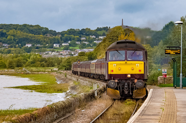 Обои картинки фото техника, поезда, локомотив, состав