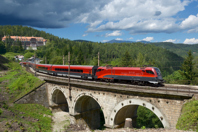 Обои картинки фото техника, поезда, локомотив, состав