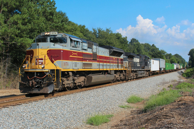 Обои картинки фото техника, поезда, локомотив, состав