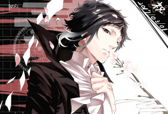 Картинка аниме bungou+stray+dogs литературные гении бродячие псы