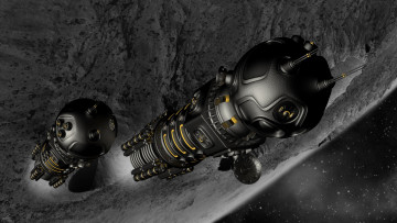 Картинка 3д+графика космические+корабли +звездолеты+ spaceships +starships галактики вселенная полет космический корабль