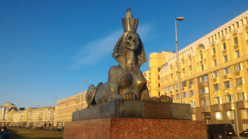 Картинка города -+памятники +скульптуры +арт-объекты памятник шемякин сфинкс петербург