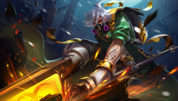 Картинка фэнтези люди jilly liu арт локация бой игра фентези