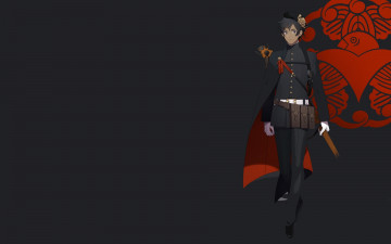 Картинка аниме unknown +другое+ девушка взгляд фон