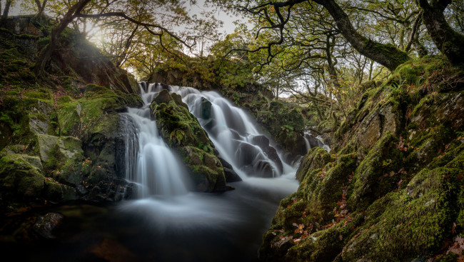 Обои картинки фото природа, водопады, простор