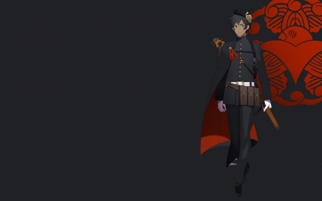 Обои картинки фото аниме, unknown,  другое , девушка, взгляд, фон