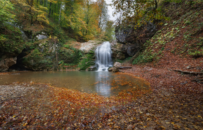 Обои картинки фото природа, водопады, простор