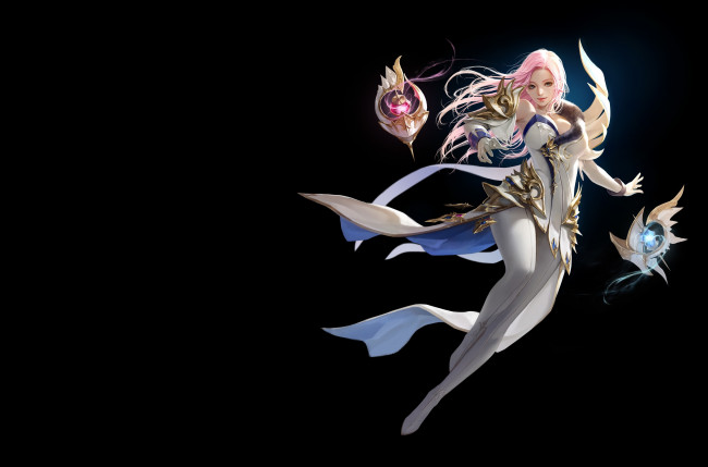 Обои картинки фото фэнтези, девушки, taekwon, kim, a-rang, волшебница, арт, magician, магия