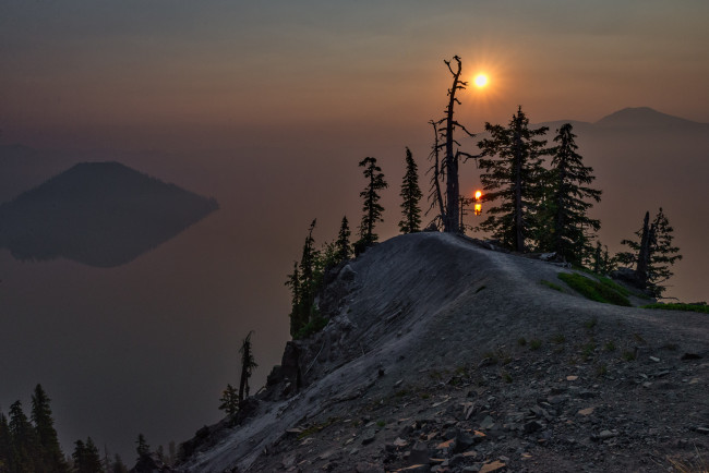 Обои картинки фото природа, восходы, закаты, простор