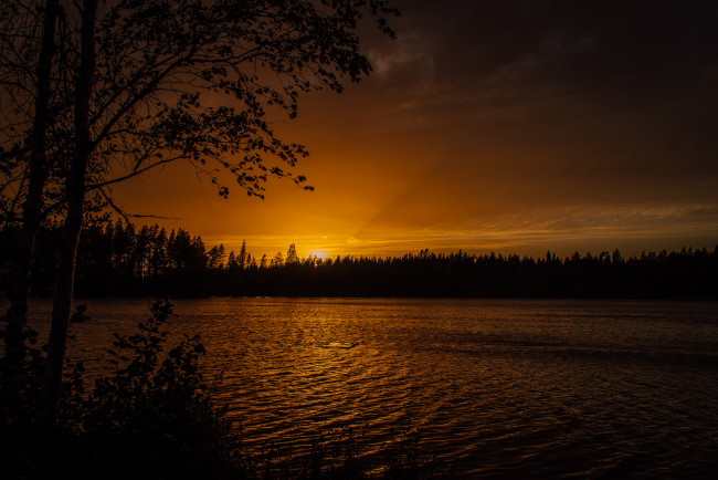 Обои картинки фото природа, восходы, закаты, простор