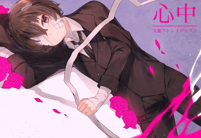 Обои картинки фото аниме, bungou stray dogs, бродячие, псы, литературные, гении