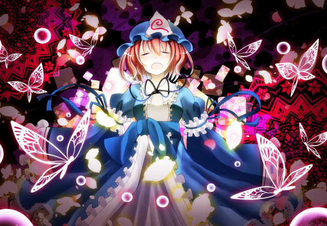 Обои картинки фото аниме, touhou, тоухоу