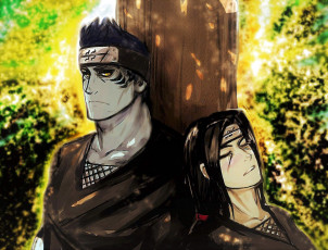 Картинка аниме naruto кисаме итачи