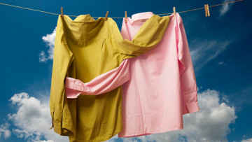 Картинка разное одежда +обувь +текстиль +экипировка белье рубашки объятия веревка небо