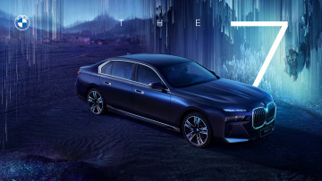 Картинка bmw+i7+concept автомобили bmw i7 concept электрический седан концепт