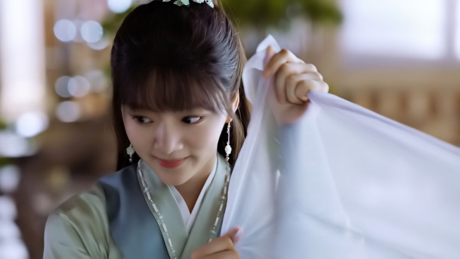 Обои картинки фото кино фильмы, yu gu yao, девушка, ткань