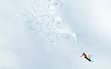 обоя спорт, сноуборд, сноубордист, снег, узор, склон