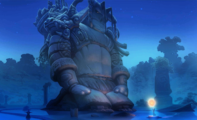 Обои картинки фото видео игры, ether saga online, голем, рыцарь, магия, круг