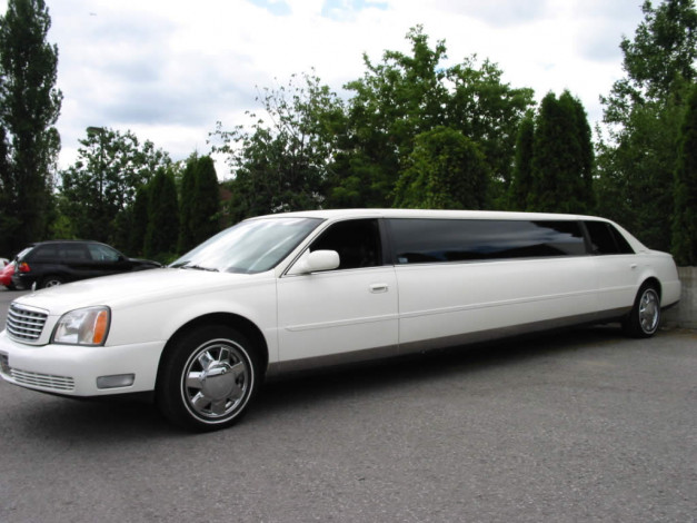 Обои картинки фото cadillac, limousine, montreal, автомобили