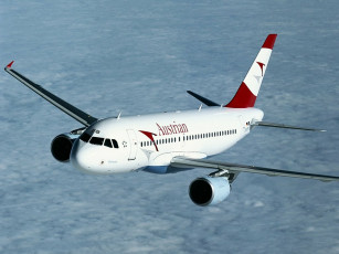 Картинка airbus a320 авиация пассажирские самолёты