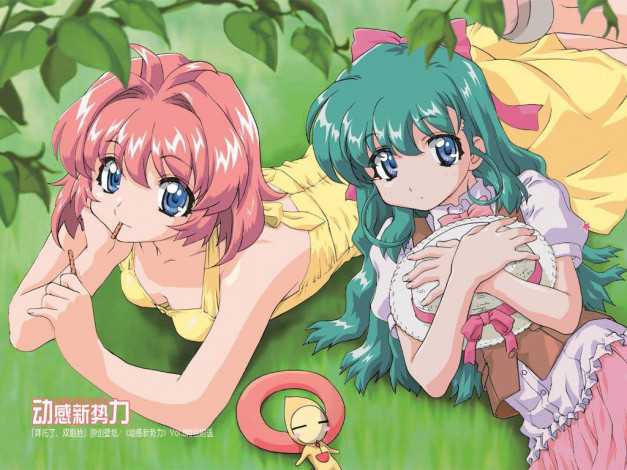 Обои картинки фото аниме, onegai, twins