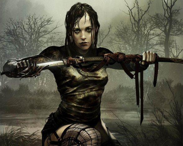 Обои картинки фото фэнтези, девушки