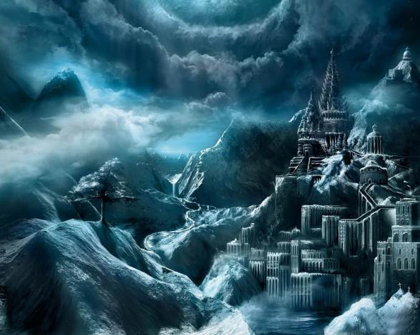 Обои картинки фото фэнтези, замки