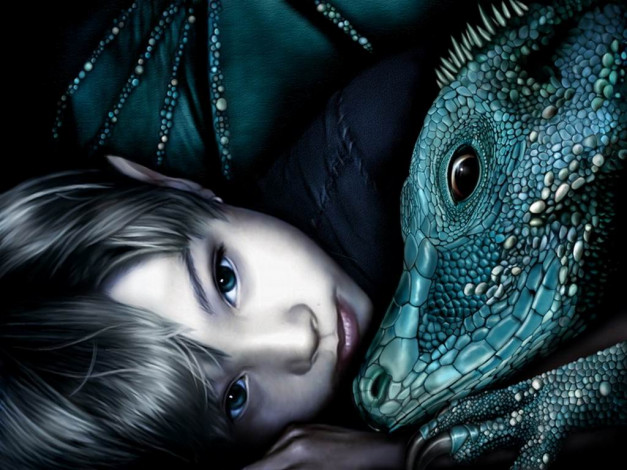 Обои картинки фото фэнтези, драконы