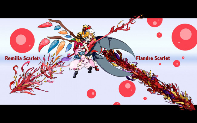 Обои картинки фото аниме, touhou