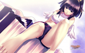 Картинка аниме angels demons ангел ножки