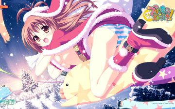 Картинка аниме merry chrismas winter