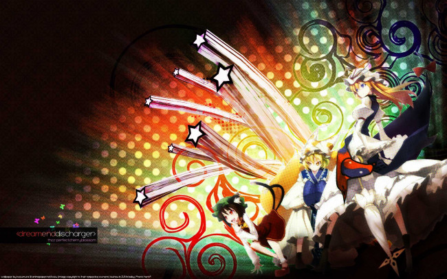 Обои картинки фото аниме, touhou