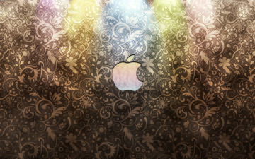 Картинка компьютеры apple логотип яблоко фон