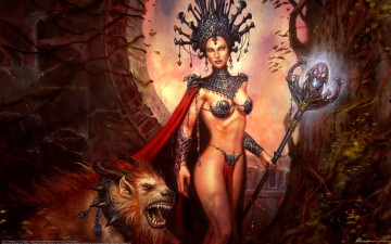 Картинка targete фэнтези красавицы чудовища девушка jp принцесса лев