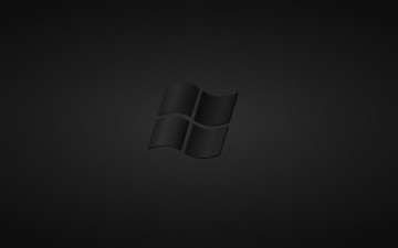 Картинка компьютеры windows xp винда logo лого серый темный черный black