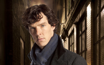 Картинка кино+фильмы sherlock+ сериал стены пальто шерлок взгляд