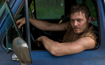 Картинка кино+фильмы the+walking+dead автомобиль тату дэрил сериал