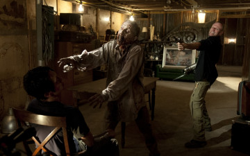 Картинка кино+фильмы the+walking+dead мерлин сериал зомби глен