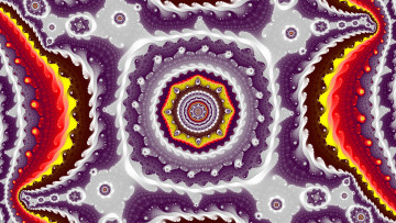 обоя 3д графика, фракталы , fractal, цвета, фон, узор