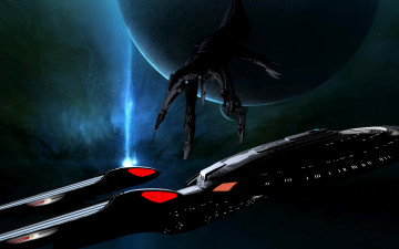 Картинка космос арт звезды вселенная космический корабль