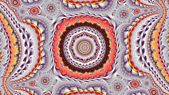 Обои картинки фото 3д графика, фракталы , fractal, узор, цвета, фон