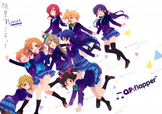 Картинка аниме love+live +school+idol+project группа девочки