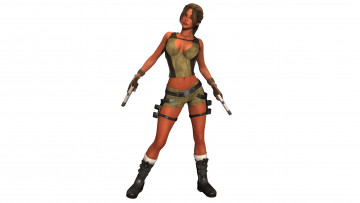 Картинка 3д+графика фантазия+ fantasy оружие фон взгляд девушка