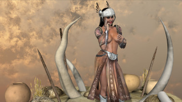 Картинка 3д+графика люди+ people фон взгляд девушка