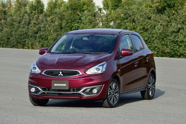 Обои картинки фото автомобили, mitsubishi, 2016г, mirage