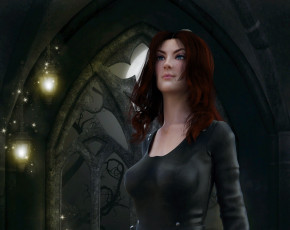 Картинка 3д+графика люди+ people фон взгляд девушка