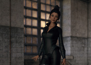 Картинка 3д+графика люди+ people взгляд девушка фон