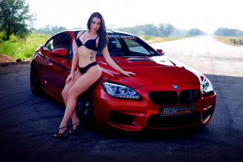 Картинка автомобили -авто+с+девушками bmw