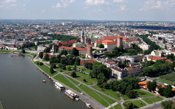Картинка города краков+ польша wawel royal castle